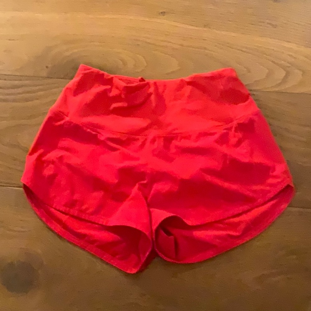 Lululemon Red Shorts